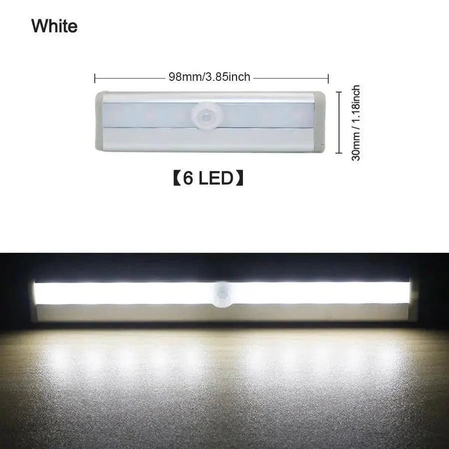 6/10 LEDs PIR LED Motion Sensor Light