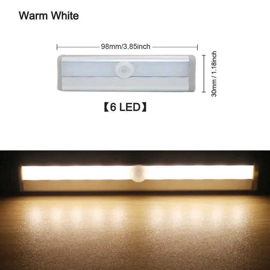 6/10 LEDs PIR LED Motion Sensor Light