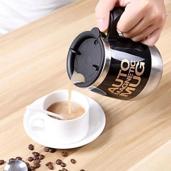 Automatic Stainless Steel Self Stirring Magnetic Mug